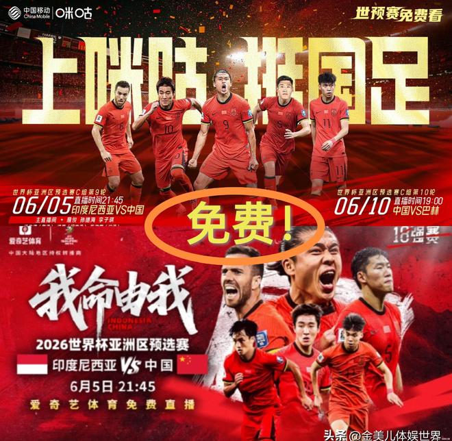 CCTV5停播两平台免费观看！开元棋牌明晚直播：印尼对阵中国(图10)