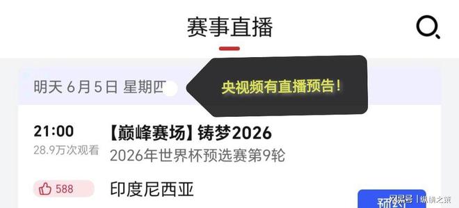 CCTV5停播两平台免费观看！开元棋牌明晚直播：印尼对阵中国(图8)
